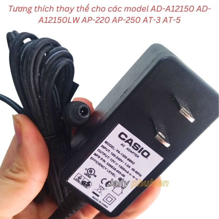 Adapter nguồn đàn Casio CTk-7000 CTK-7200 CTK-7300 dailyphukien