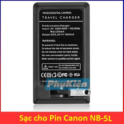 Sạc cho pin Canon NB-5L