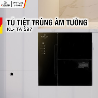Tủ tiệt trùng âm tường Kieler KL-TA597 công nghệ khử trùng, làm sạch đồ dùng bếp bằng ozone và tia UV