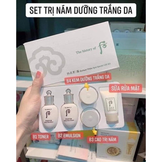 Set Wh.o trắng da mini 5 món + 6% shopee