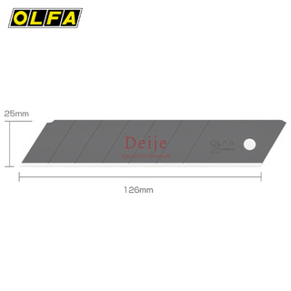 Lưỡi dao đen Nhật OLFA HBB-5B 25mm (5 lưỡi/hộp)