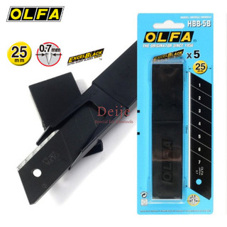 Lưỡi dao đen nhật olfa hbb-5b 25mm