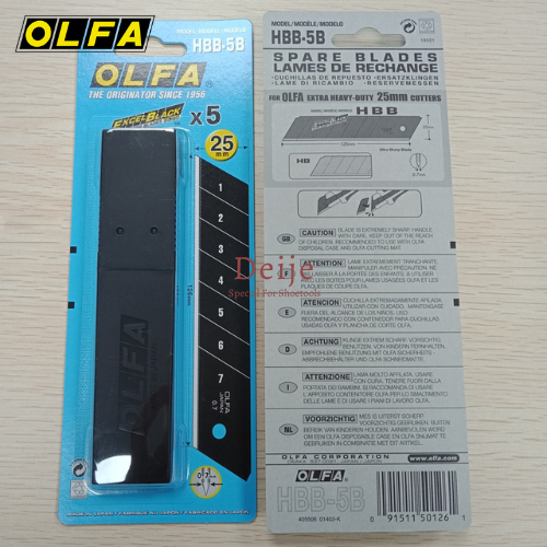 Lưỡi dao đen Nhật OLFA HBB-5B 25mm