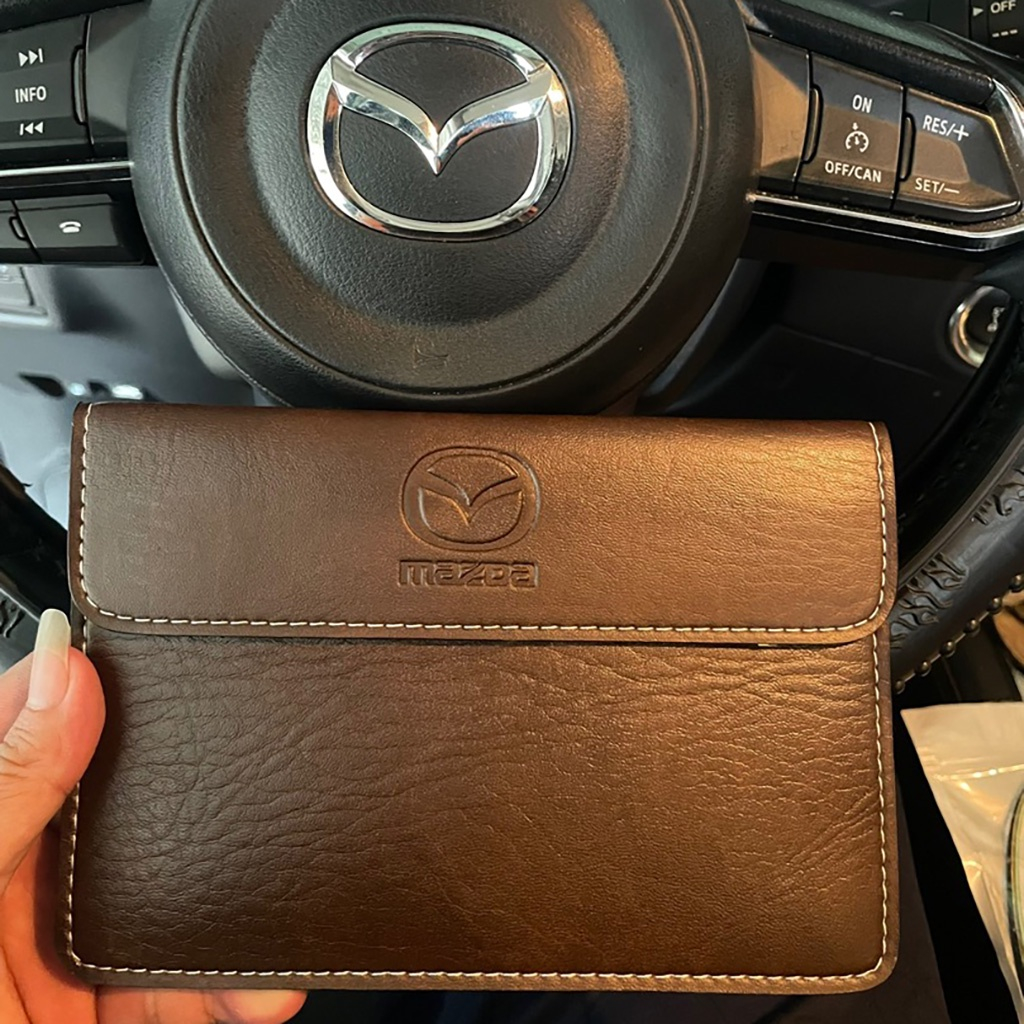 Ví Da Đựng Giấy Tờ Xe Ô Tô, Túi Đựng Giấy Tờ Xe Hơi Dập Logo Các Hãng Cao Cấp Chevrolet, Ford, Hyundai, Honda, Kia, Khôn