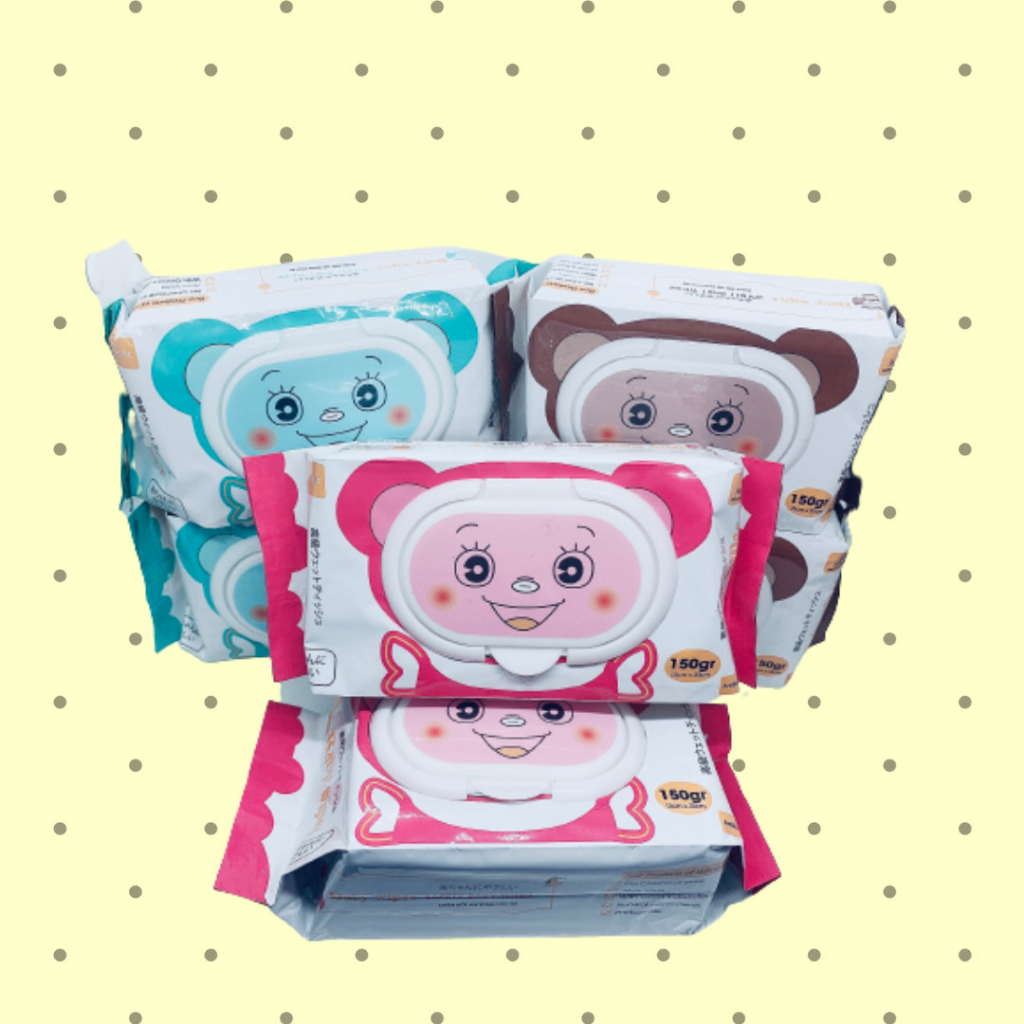 Khăn Giấy Ướt Baby Wipes Không Mùi, Kháng Khuẩn, Không Gây Kích Ứng Da, Khăn Ướt An Toàn Cho Bé