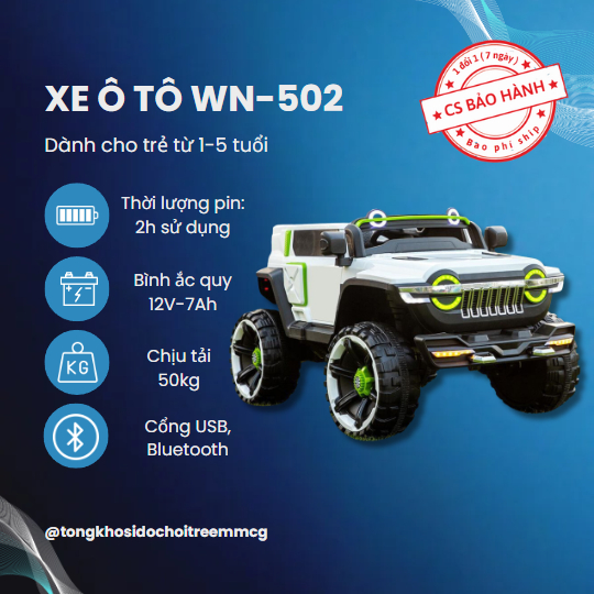 Xe ô tô địa hình siêu ngầu ( Mã WN-502 ) bản nhỏ của WN-1166