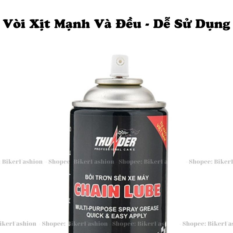 [CÓ VIDEO] Combo vệ sinh sên MC-40 400ml, Bôi trơn dưỡng sên Thunder 400ml và bàn chải sên chuyên nghiệp