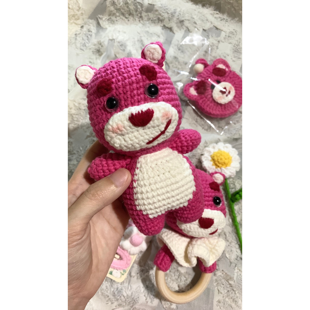 Mangtaybaby - Sét gấu dâu xinh xắn cho bé gái