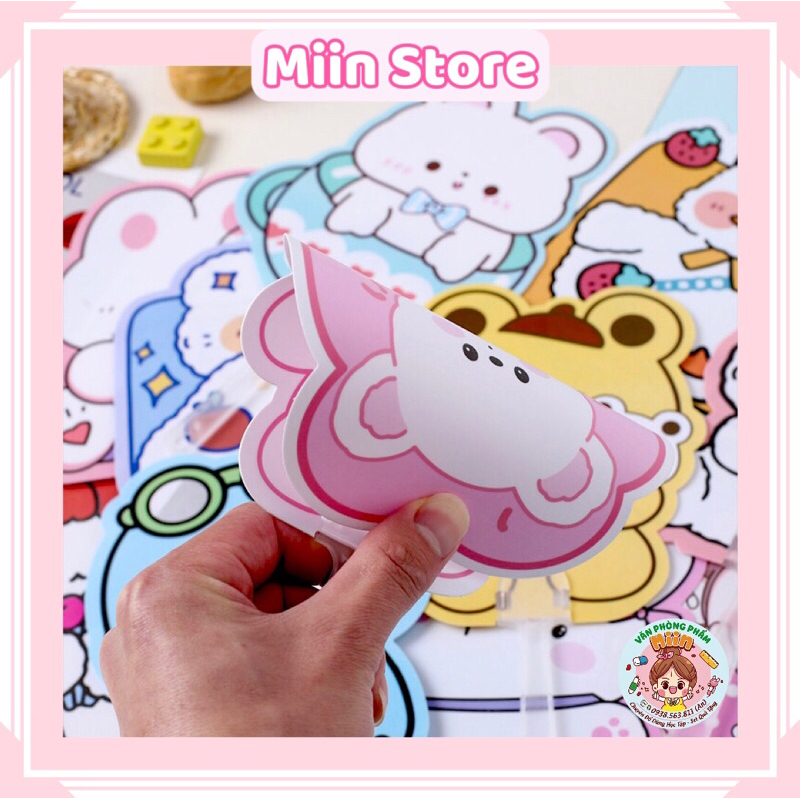 Quạt Nhựa Cầm Tay Hình Động Vật Đáng Yêu Cho Học Sinh