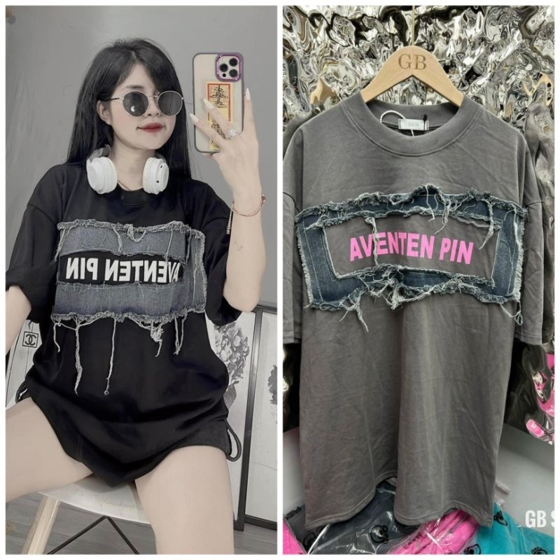 ÁO COTTON KHÔ ĐÁP BÒ RÁCH SIÊU HOT , form rộng tay lỡ dáng unisex over size