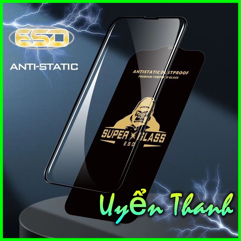 Kính cường lực  Amilum Super EDS chống tĩnh điện Samsung A03 A13 A23 A33 A73