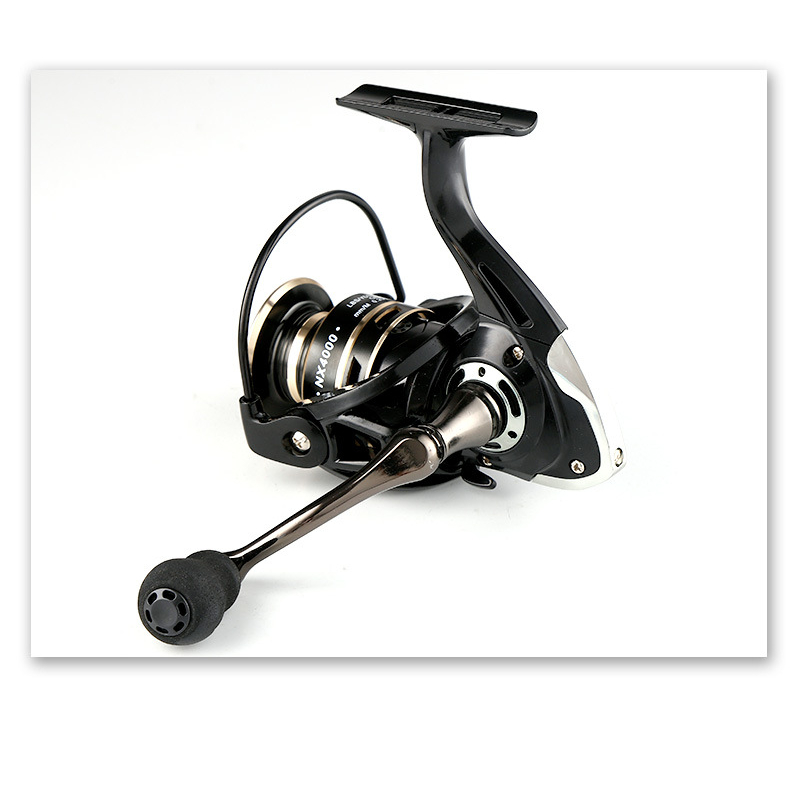 NX2000-4000 Kim Loại Máy Câu Cuộn Dây Máy Câu Quay 5.2:1 5Kg/6Kg/8Kg Max Lực Kéo Tốc Độ Cao Nước Mặn Máy Câu