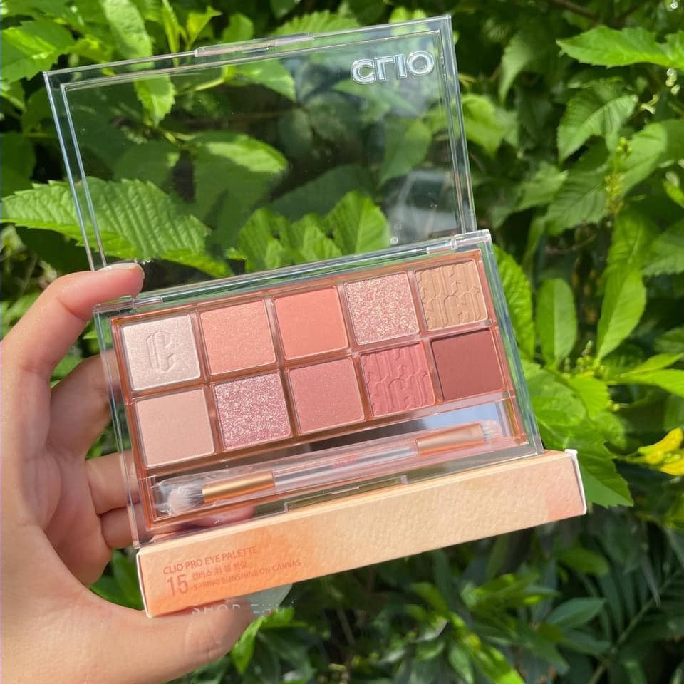BẢNG PHẤN MẮT CLIO PRO EYE PALATTE15 SPING SUNSHINE ON CANVAS