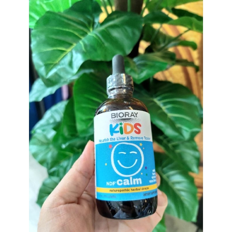 NDF Calm Bioray kids ⚡ CAO CẤP ⚡ Siro giảm tăng động, cân bằng cảm xúc, giúp bé ngủ ngon giấc ( dung tích 120ml )