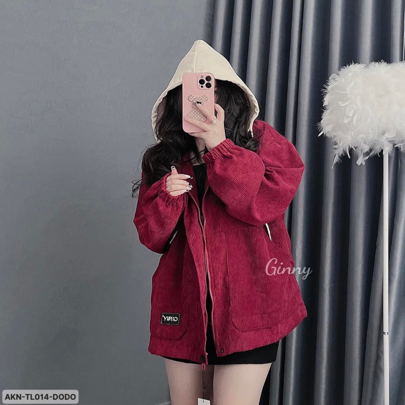 Áo Khoác Tăm Formal Form Rộng Unisex 2 Lớp Thoáng Mát ,Có túi trong , nón to Tiện Lợi