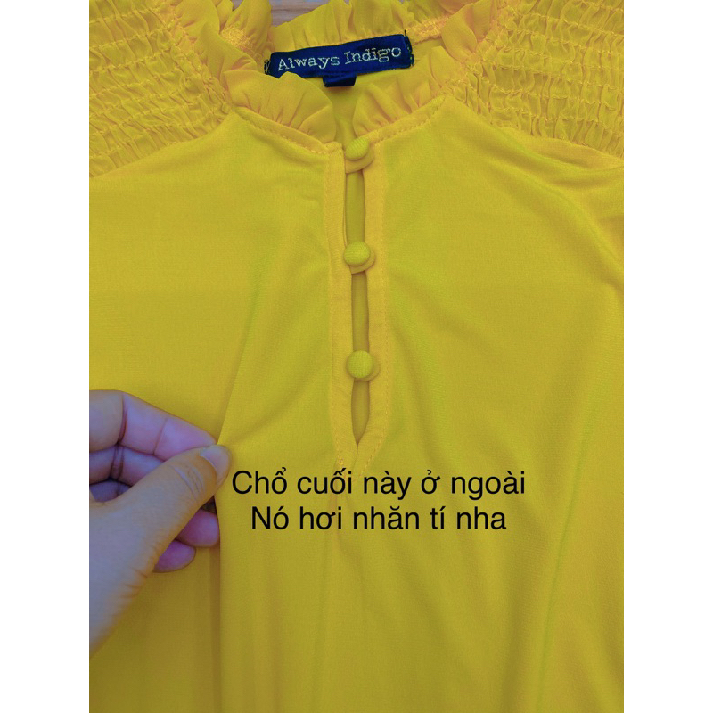 Áo kiểu tay phối Always