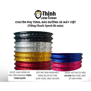 Niềng Shark Speed - Khung Vành phụ kiện xe máy nhiều màu