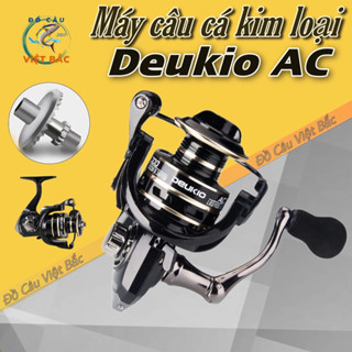 Máy Câu Cá Kim Loại Chính hãng Deukio AC 2-7000 Chất Liệu Kim Loại Cao Cấp Đồ Câu Việt Bắc