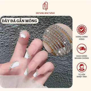 Set dây xích đá gắn móng siêu đẹp - chiều dài dây 20cm
