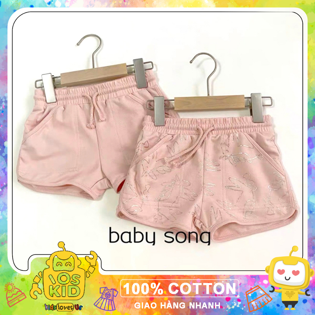Quần short da cá Cottonon dư xịn cho bé gái có 3 màu size từ 12-30 cân