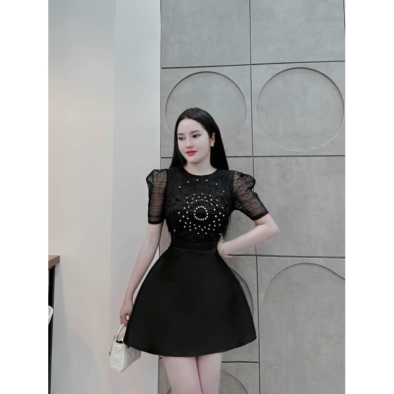 ĐẦM THIẾT KẾ ĐÍNH ĐÁ BIGSIZE