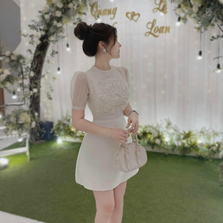 ĐẦM THIẾT KẾ ĐÍNH ĐÁ BIGSIZE