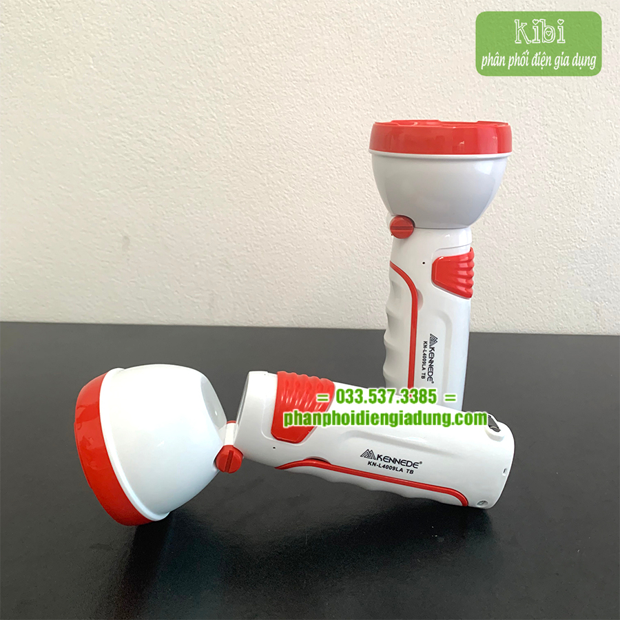 Đèn pin siêu sáng, đèn cầm tay KN-L4009LA pin lithium 1200mAh