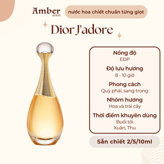 Mẫu thử nước hoa nữ Dior J'Adore EDP sang trọng, quý phái