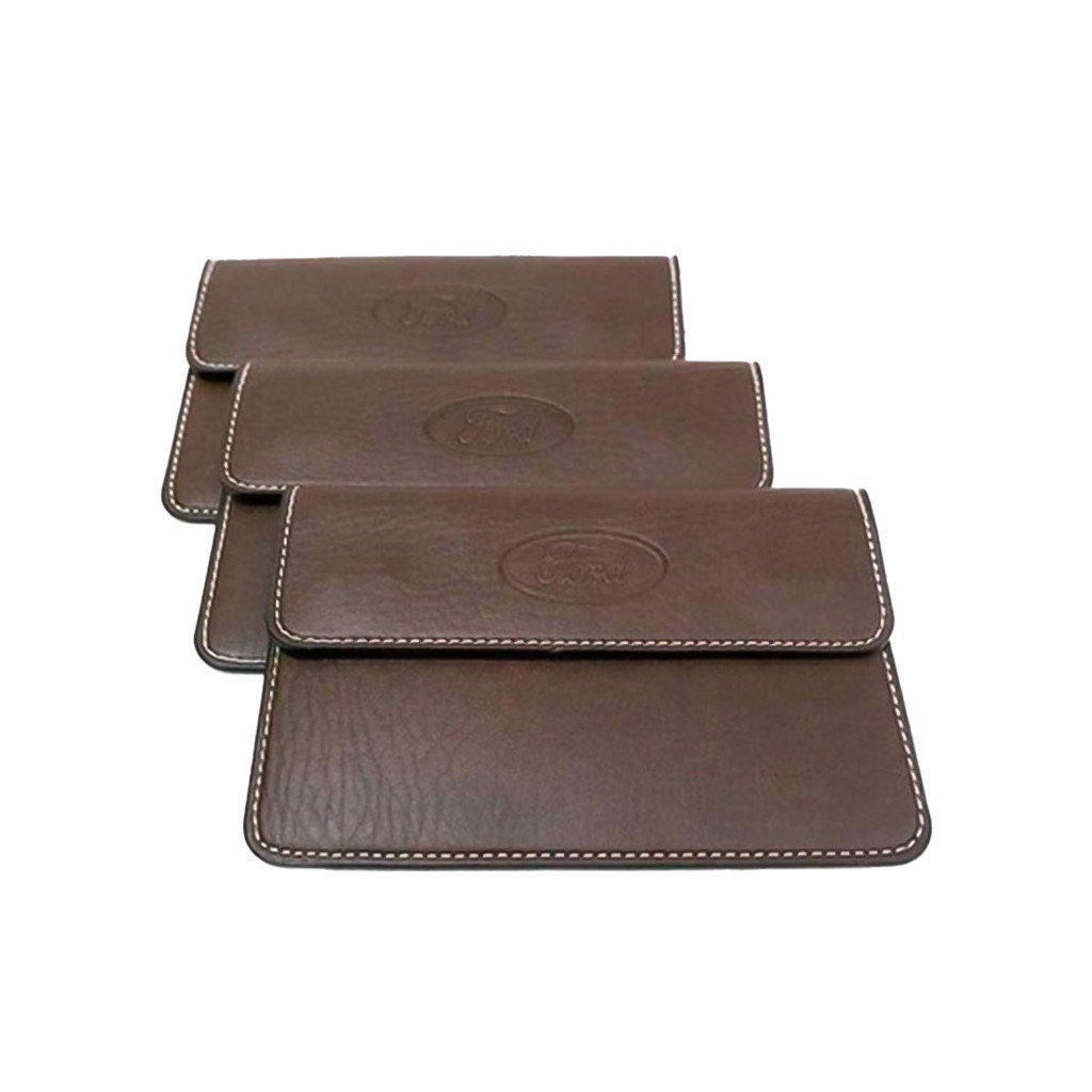 Ví Da Đựng Giấy Tờ Xe Ô Tô, Túi Đựng Giấy Tờ Xe Hơi Dập Logo Các Hãng Cao Cấp Chevrolet, Ford, Hyundai, Honda, Kia, Khôn