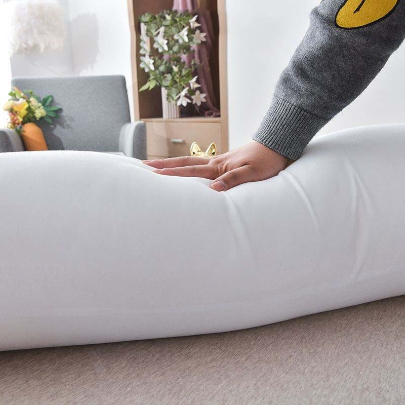 Ruột gối ôm cao cấp chính hãng TOPAZ loại dài nhồi bông hạt loại 1.5kg kích cỡ 30 cm x 95 cm siêu căng có dây kéo
