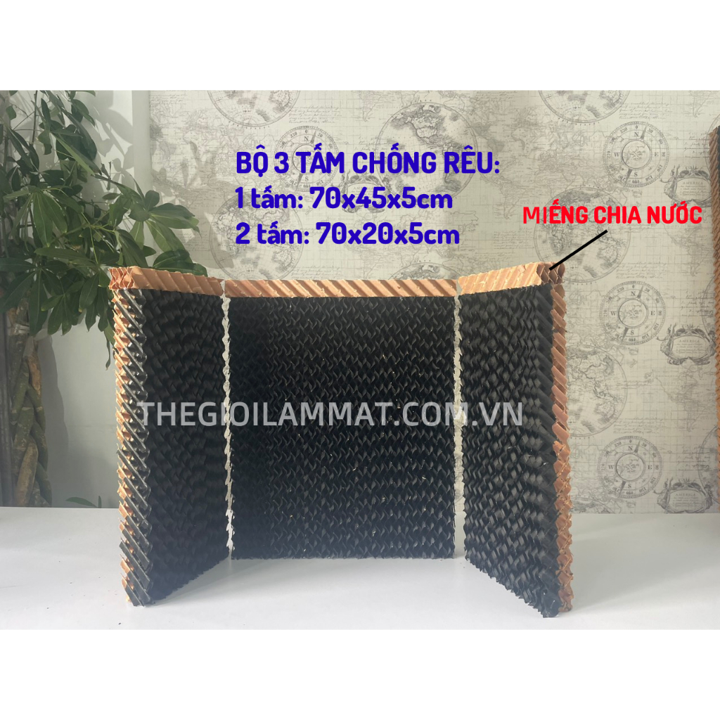 Bộ 3 tấm làm mát coolingpad Chống Rêu