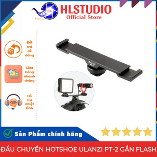 Đầu Chuyển HotShoe Ulanzi PT-2 Gắn Flash, Đèn Led, Micro HL Studio