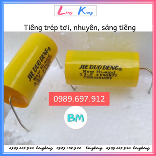 Tụ cản loa treble | Tụ phân tần chống cháy loa | Chống cháy loa cho âm trép tơi nhuyễn sáng tiếng