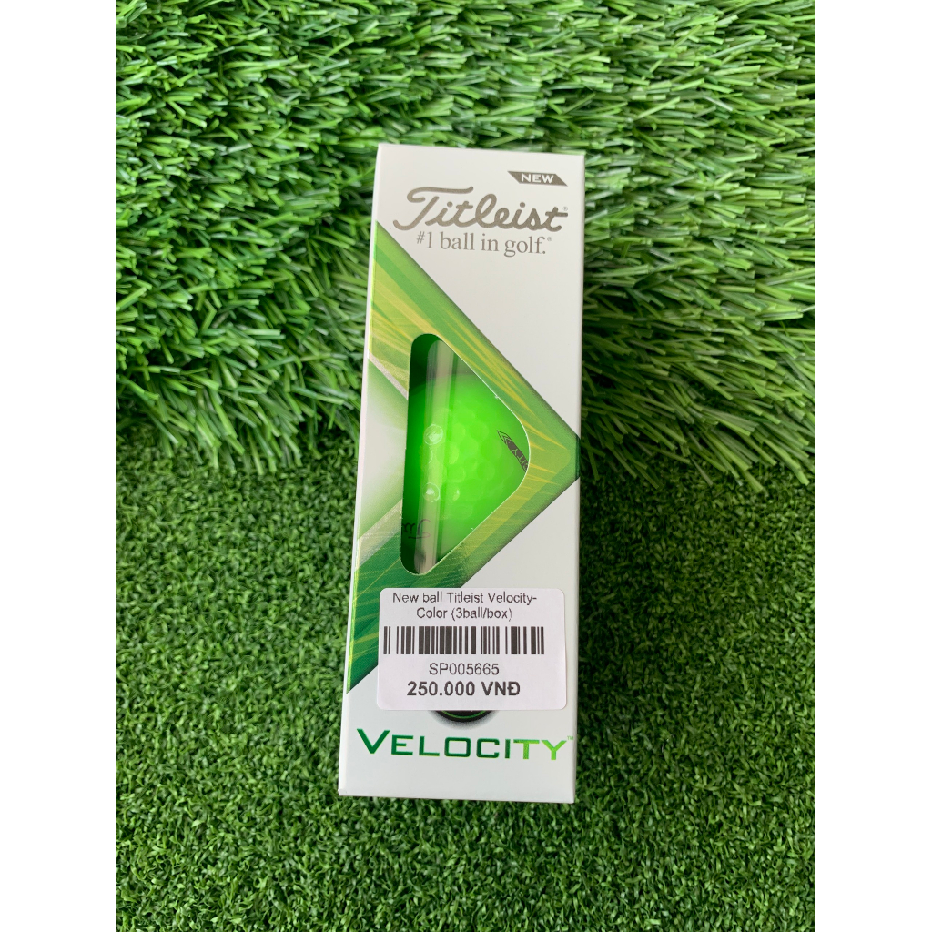 Ball Titleist Velocity Green - Bóng Titleist xanh- NEW- 5665