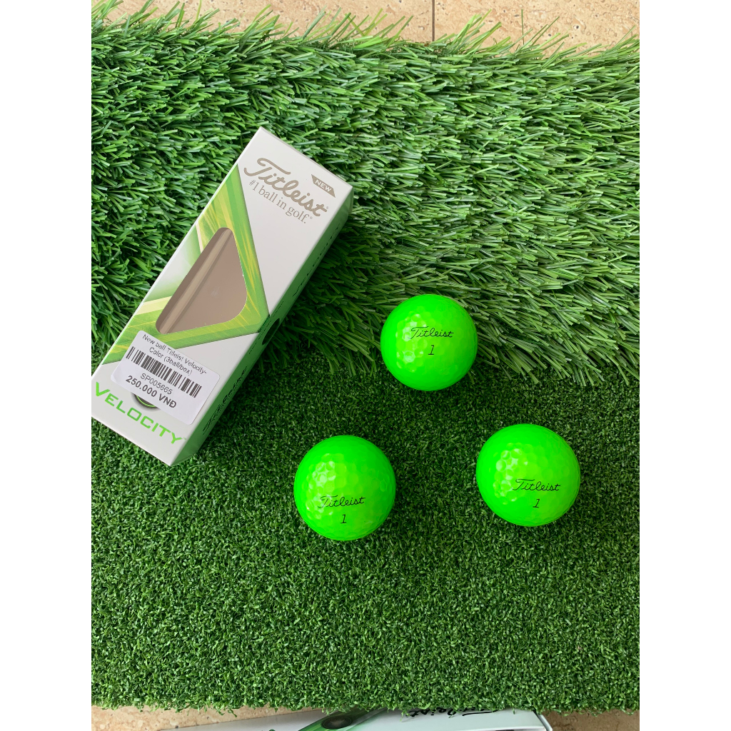 Ball Titleist Velocity Green - Bóng Titleist xanh- NEW- 5665