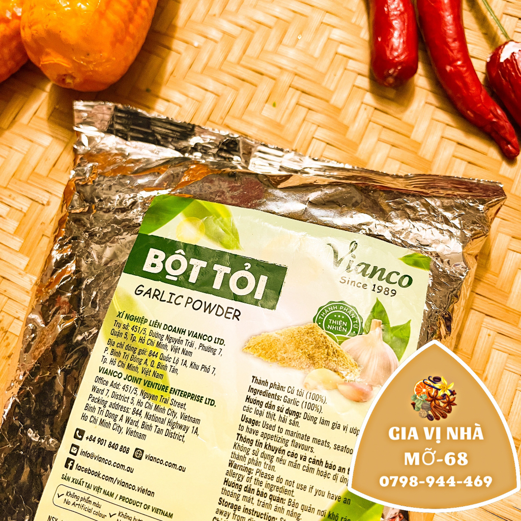 Bột tỏi Việt Ấn Vinaco- gói 100gr-500gr