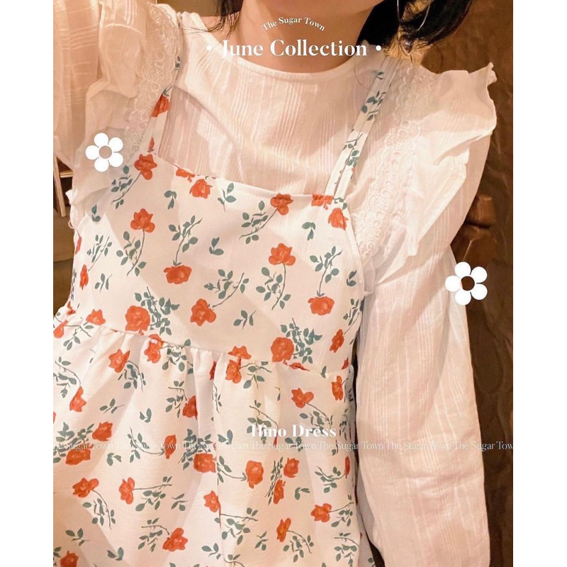 Váy hai dây hoa nhí Hino Dress SugarTown