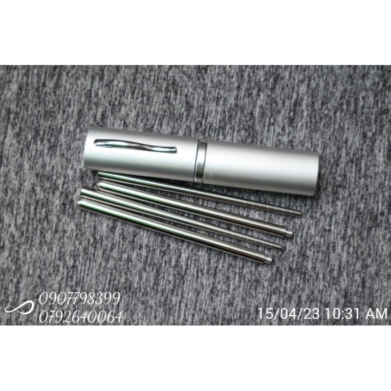 Đũa inox gấp gọn Daiso nội địa Nhật