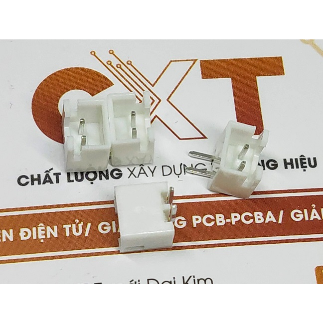 Header đực 2P XH2.54-2P chân cong (10c)