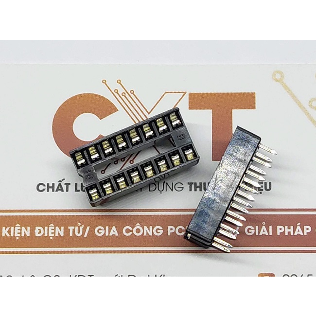Đế IC 16 chân dẹt DIP-16(10c)