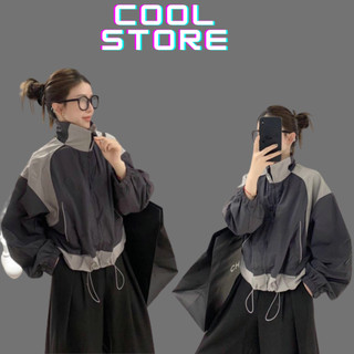 Áo khoác dù phối 2 màu , chất vải dù 2 lớp dày dặn siêu xịn xò , hàng chuẩn quảng châu COOL 203