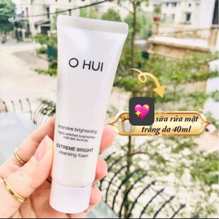 1 tuýp 40ml sữa rửa mặt Ohui trắng da dưỡng ẩm trắng da mờ nám