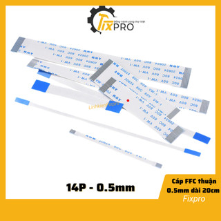 Cáp FFC 10P-40P thuận 0.5mm dài 20cm (Túi 5 chiếc)