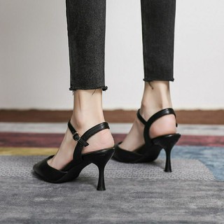 Giày sandal cao gót nhọn 7 phân