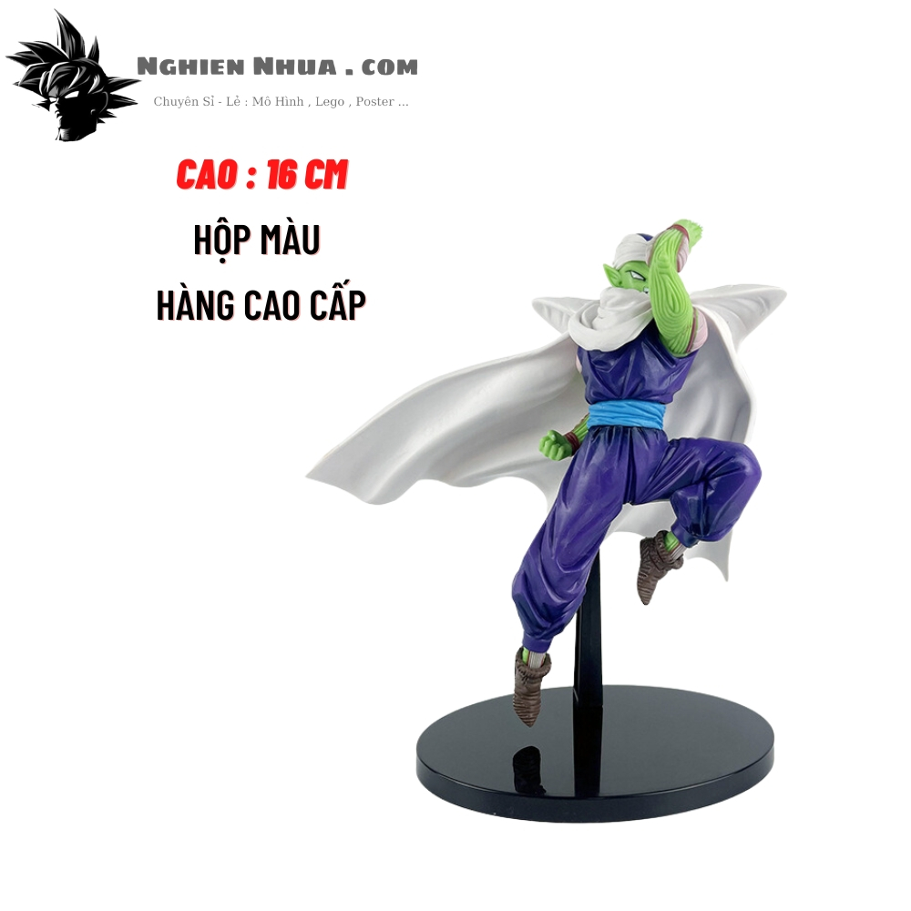Mô hình Dragon Ball Piccolo trạng thái chiến đấu cao 16cm siêu đẹp , figure mô hình 7 viên ngọc rồng