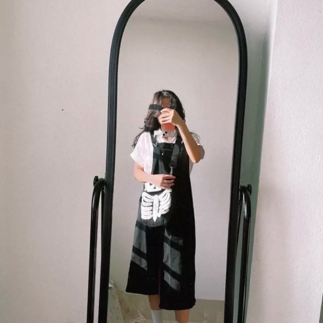 Yếm Váy Nữ Bigsize Dáng Dài, Xẻ Tà Trước, Không Giãn, Đủ 3 Màu