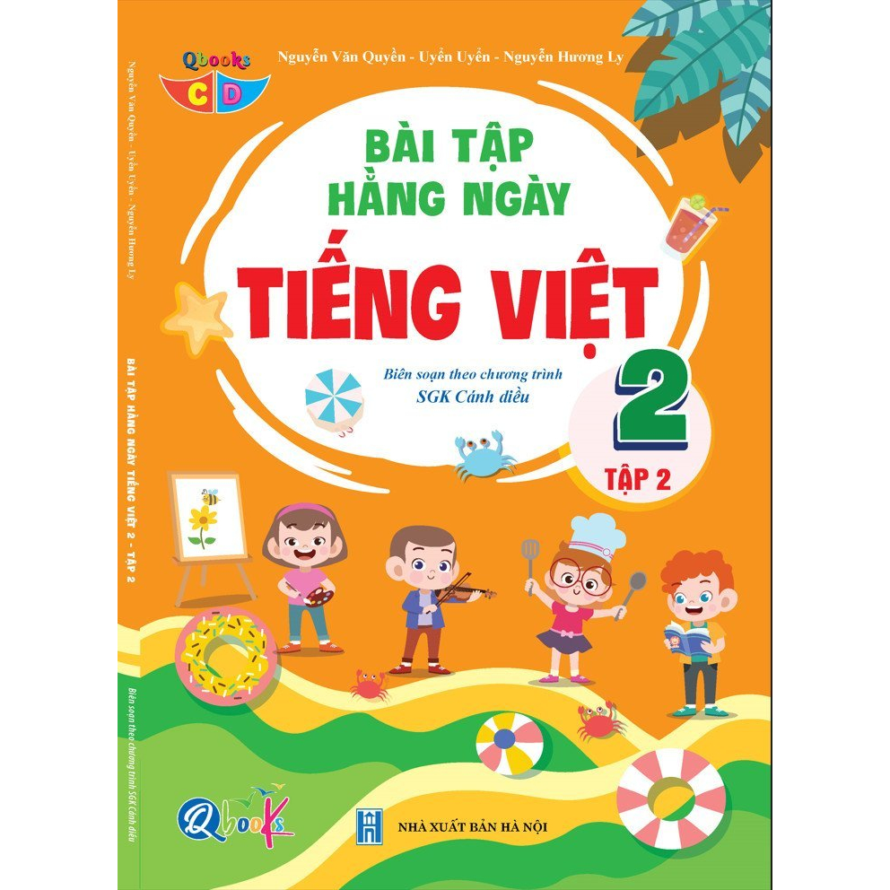 Sách - Combo Bài Tập Hằng Ngày Toán Và Tiếng Việt Lớp 2 - Cánh Diều (Bộ 4 Cuốn)