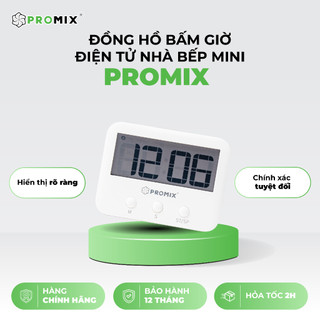 Đồng hồ bấm giờ điện tử nhà bếp mini Promix - Bảo hành 12 tháng - Hàng chính hãng
