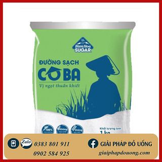 ĐƯỜNG TRẮNG BIÊN HÒA CÔ BA MÀU XANH LÁ TÚI 1 KG