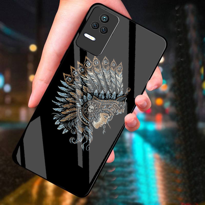 Ốp Lưng XIAOMI REDMI K40S , POCO F4 mặt kính cường lực cao cấp thiết kế riêng